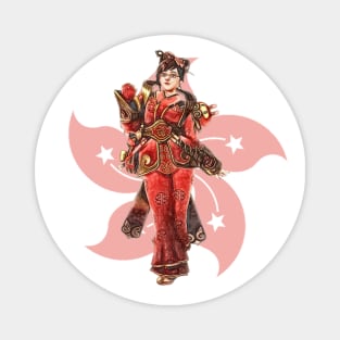 Overwatch Mei Hong Kong Flower Magnet